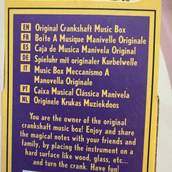 NWT Kikkerland Hand Crank Music Boxes - Picture 2 of 4